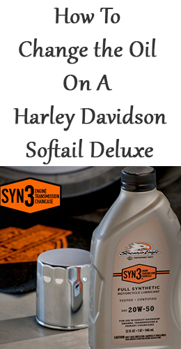 How To change the oil on a Harley Davidson Softail Deluxe